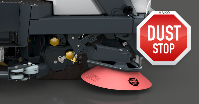 Besenmantel zum Schutz der Reinigungsmaschine vor Staub.