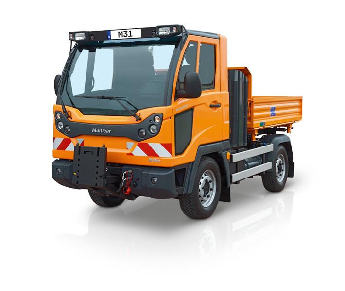 Geräteträger mit stufenloser Hydraulik für den professionellen Transport und Einsatz.